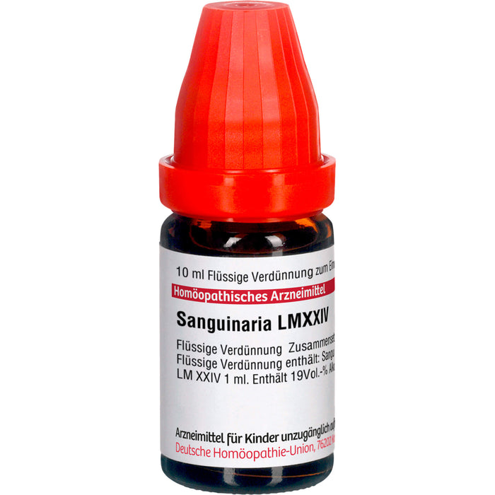 Sanguinaria LM XXIV Dilution Ind-Fert, 10 ml DIL