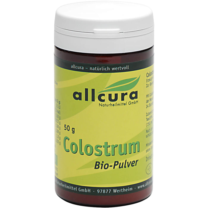 allcura Colostrum Bio-Pulver, 50 g Powder