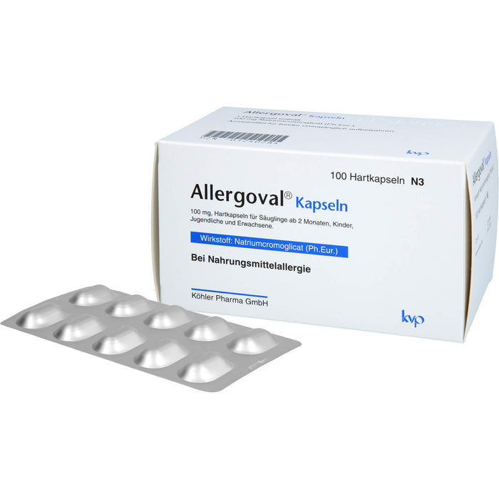 Allergoval Kapseln bei Nahrungsmittelallergie, 100 pc Capsules