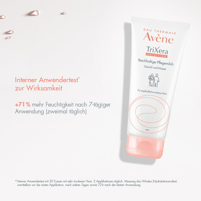 AVENE TriXera Nutrition Reichhaltige Pflegemilch, 200 ml Crème