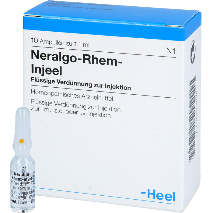 Neralgo-Rhem-Injeel flüssige Verdünnung, 10 pc Ampoules