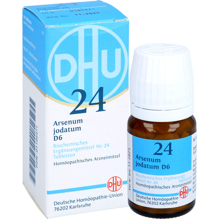 DHU Schüßler-Salz Nr. 24 Arsenum jodatum D6 Tabletten, 80 pcs. Tablets