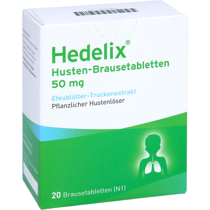 Hedelix Husten-Brausetabletten, 20 pc Tablettes