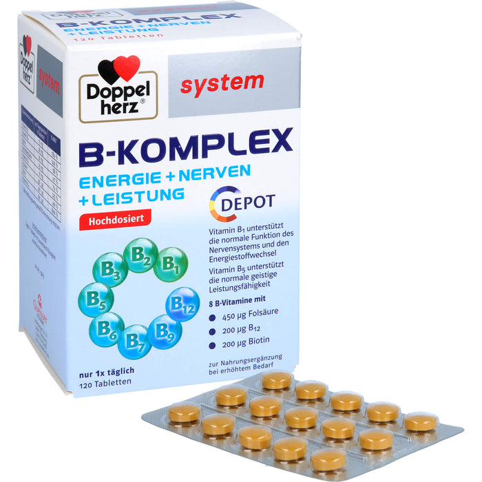 Doppelherz B Komplex Syste, 120 St TAB