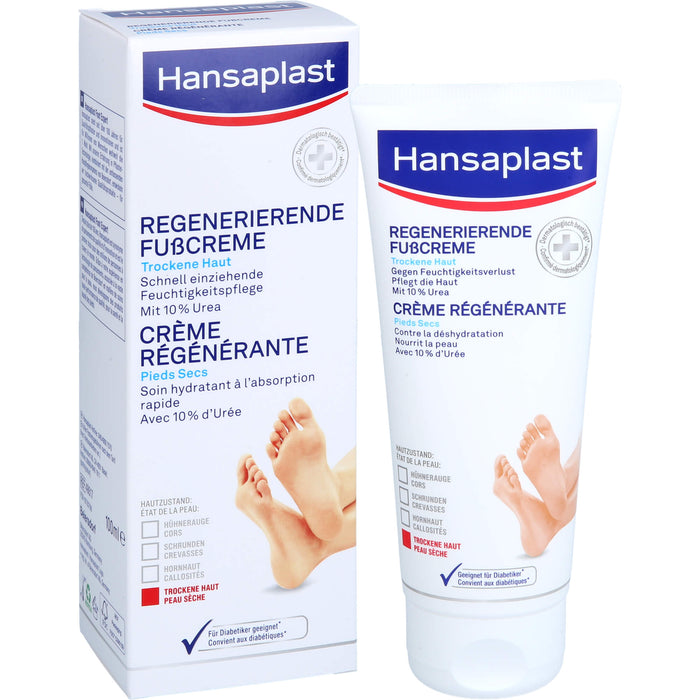 Hansaplast Fußcreme 10% Urea, 100 ml CRE