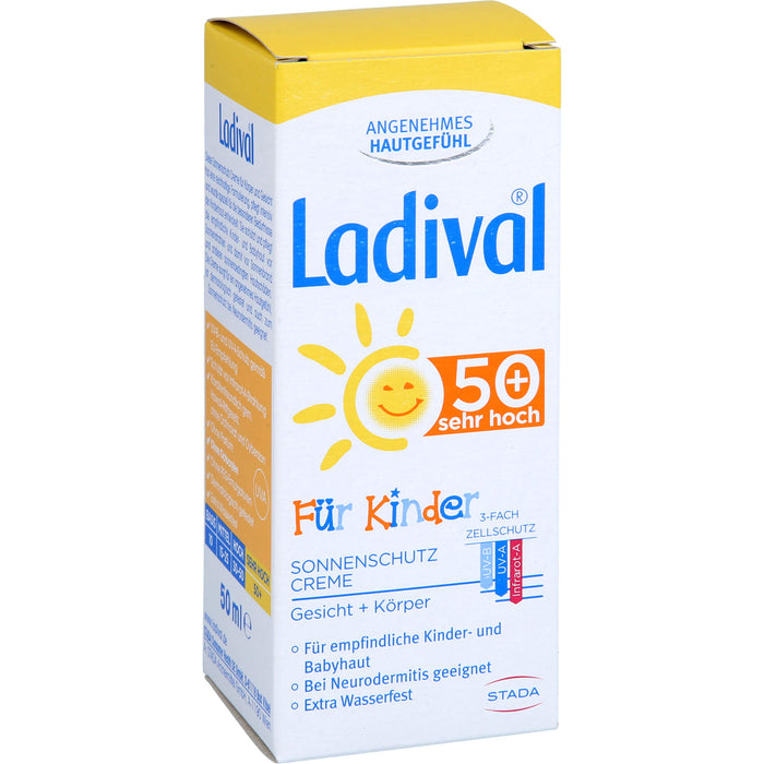 Ladival für Kinder LSF 50+ Sonnenschutz-Milch, 50 ml Crème