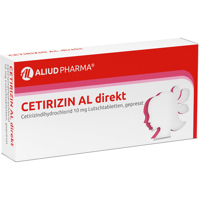 Cetirizin AL direkt 10 mg Lutschtabletten bei Allergien, 7 St. Tabletten